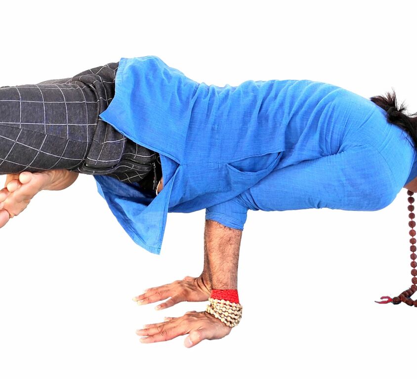 padm mayurasana